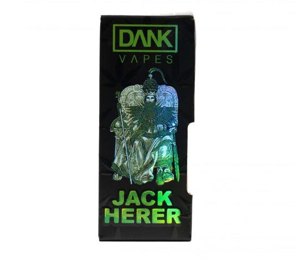 ack Herer Dank Vapes cartridge with sleek design and branded label